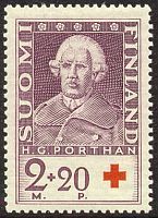 Red Cross 1935 2/3 - 2mk + 20p Porthan, Henrik Gabriel (sample image)