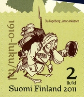 Suomalainen sarjakuva 100 vuotta 5/6 Janne Ankkanen (esimerkkikuva)