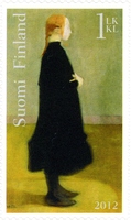 Helene Schjerfbeck 1/4 - Kansakoulutyttö II (esimerkkikuva)