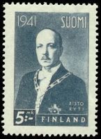 Presidentti Risto Ryti 6/6 5 mk, W2, 19mm väli (esimerkkikuva)