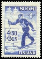 Athletes 4/5 - 4,50mk + 2,25mk Skier (sample image)