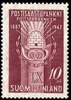 Postisäästöpankki 60 vuotta FDC (esimerkkikuva)
