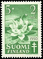 Tuberkuloosi 1950 1/3 - 5mk + 2mk Valkea Lumme (esimerkkikuva)