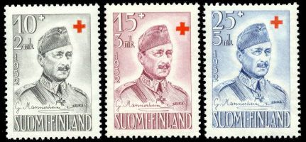 Punainen Risti 1952 - C. G. E. Mannerheim FDC (esimerkkikuva)