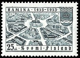 Hamina 300 vuotta FDC (esimerkkikuva)