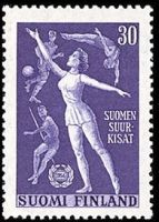 Suomen suurkisat FDC (esimerkkikuva)