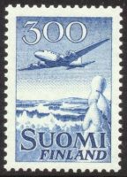 DC-6 talvimaisemassa (nim. 300) (esimerkkikuva)