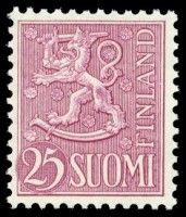 Leijonamalli m54 25mk lila (nelilö) FDC (esimerkkikuva)