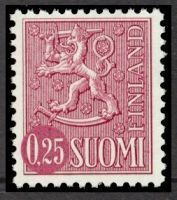 Coat of arms lion type m63 0,25mk lilac type x II (sample image)