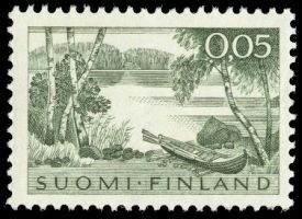 Järvimaisema 0,05mk FDC (erä 1.12.1966) (esimerkkikuva)