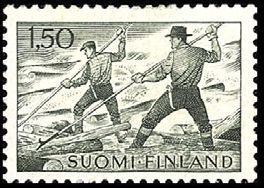 Tukkijoella FDC (esimerkkikuva)