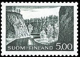 Ristikallio, Kuusamo FDC (kuoren kulmassa tummentuma) (esimerkkikuva)