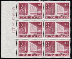 Numerokuusilo 595-12-1943 9 mk Postitalo (esimerkkikuva)