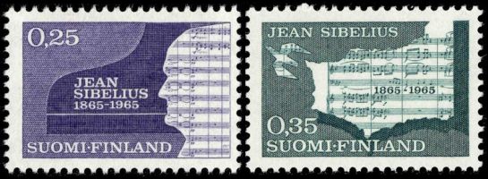 Jean sibeliuksen syntymästä 100 v FDC (esimerkkikuva)