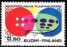 Muoviteollisuus FDC (esimerkkikuva)