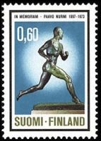 Paavo Nurmi surumerkki (esimerkkikuva)