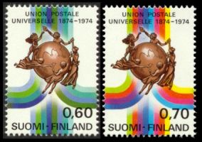 Maailman Postiliitto UPU 100 vuotta FDC (esimerkkikuva)
