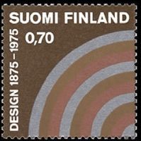 Suomen Taideteollisuusyhdistys 100 vuotta FDC (esimerkkikuva)