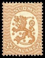 Saarisen malli m17, 25p ruskea ilman vesileimaa (esimerkkikuva)