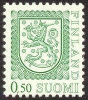 Coat of arms lion type m75 0,50mk green type I Ay (sample image)