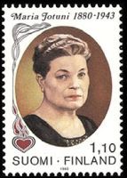 Maria Jotunin syntymästä 100 vuotta FDC (esimerkkikuva)