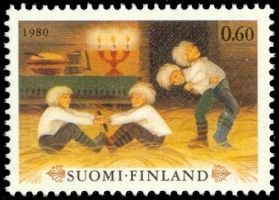 Joulupostimerkki 1980 1/2 0,60 mk (esimerkkikuva)