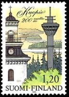 Kuopio 200 vuotta FDC (esimerkkikuva)