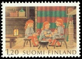 Joulupostimerkki 1982 2/2 - 1,20 mk (esimerkkikuva)