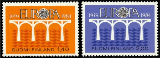 Eurooppa CEPT 1984 Silta FDC (esimerkkikuva)