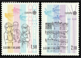 Europa CEPT 1985 Blocks of four FDC (sample image)