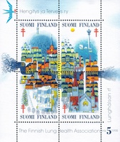 Joulumerkki 1998 Tampere pienoisarkki (esimerkkikuva)