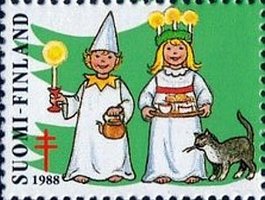 Joulumerkki 1988 Satuja 9/10 (esimerkkikuva)