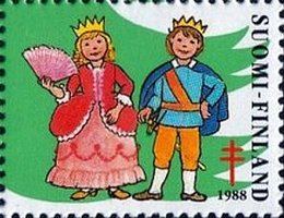 Joulumerkki 1988 Satuja 10/10 (esimerkkikuva)