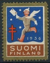 Christmas Seal 1936 Messenger boy (sample image)