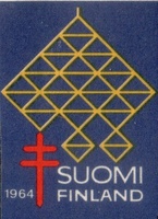 Joulumerkki 1964 Himmeli (hammastamaton pari) (esimerkkikuva)