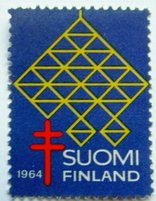 Joulumerkki 1964 Himmeli (esimerkkikuva)