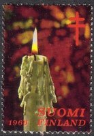 Christmas Seal 1966 Christmas candle (sample image)