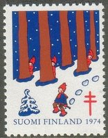 Christmas Seal 1974 Looking for Christmas tree (sample image)