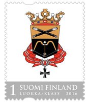 The Coat of arms of Mikkeli (Official Regional stamp) (sample image)