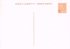 Postikortti ehiö 0,40mk oranssi FDC (esimerkkikuva)