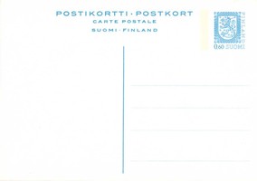 Postikortti ehiö 0,60mk sininen FDC (esimerkkikuva)