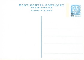 Postikortti ehiö 0,70/0,60mk sininen FDC (esimerkkikuva)