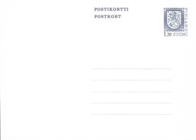 Postikortti ehiö 1,20mk harmaa FDC (esimerkkikuva)