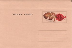 Postal letter Feather 1,40 (sample image)