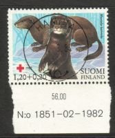 Anti tuberculosis 1982 3/3 - European minks - Hamina 1.3.84 (sample image)