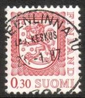 Leijonamalli m75 0,30mk punainen - Hämeenlinna 23.1.87 (esimerkkikuva)