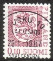 Leijonamalli m75 0,10mk lila - Turku 26.1.1987 (esimerkkikuva)
