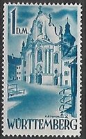 FRZO-WÜHO Personalities and views - 1M Zwiefalten Church blue (esimerkkikuva)