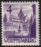 FRZO-WÜHO Personalities and views - 4pf Bebenhausen Castle (esimerkkikuva)