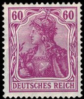 Germania 60pf lilac (peace print) (esimerkkikuva)